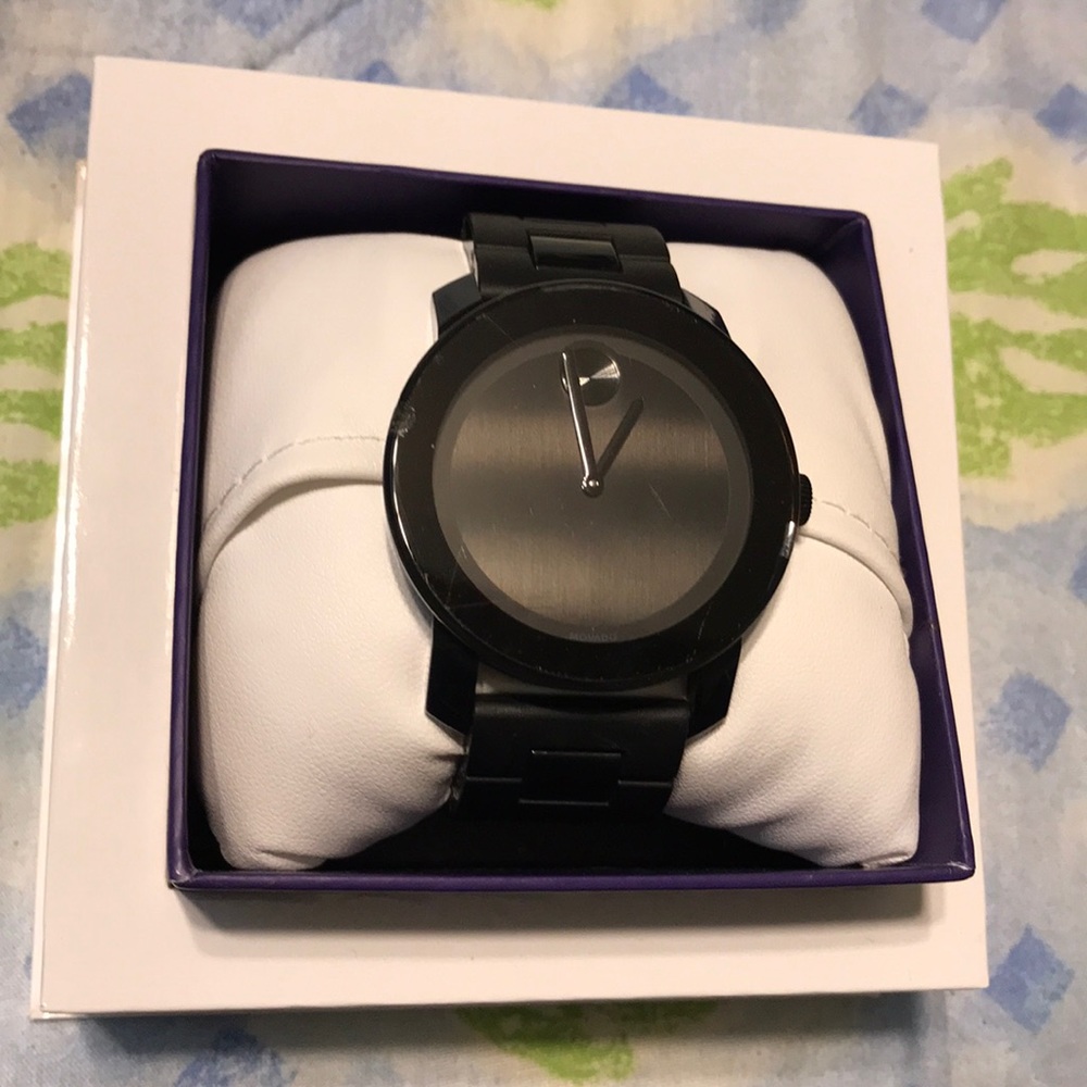 Movado bold black